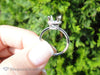 2.20 Emerald Cut Halo Diamond Ring Engagement Rings