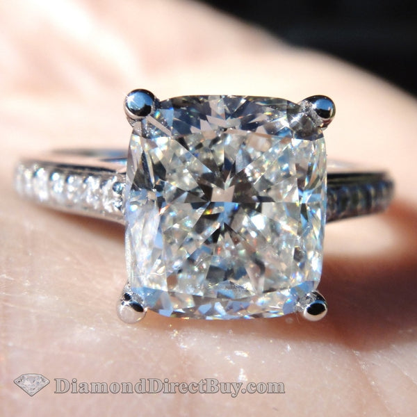 2.71 H Vs1 Gia Certified Platinum Solitaire Engagement Rings