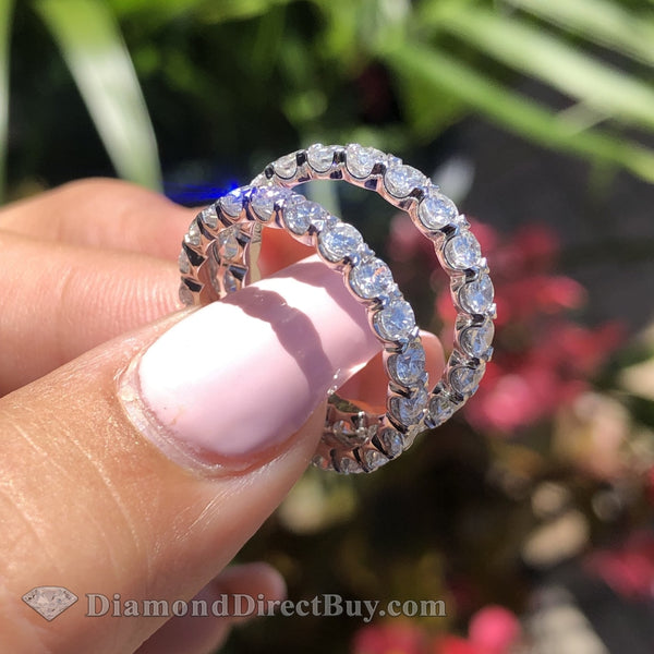 5.00 Carat Bands 2.5 Each Engagement Rings
