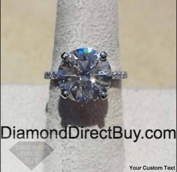 5.53 Diamond Solitaire 5.03 K Vvs1 Gia Ex Center Engagement Rings