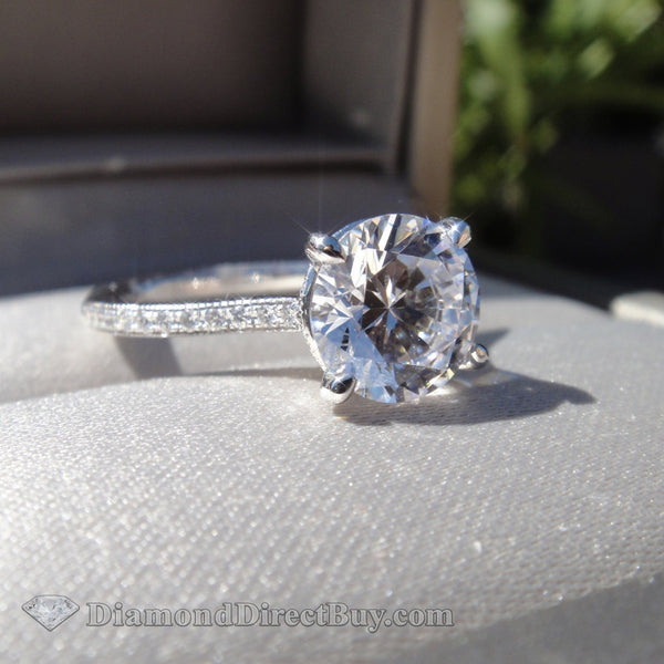 A. Jaffe 1.80 Carat Brand New - A.jaffe Engagement Ring With A 1.5 Gia Center