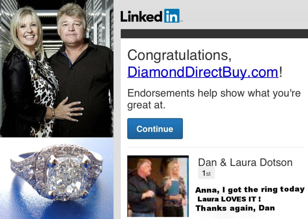 Celebrity Clients: Wedding Ring Sold to Dan & Laura Dotson from the TV show STORAGE WARS on A&E