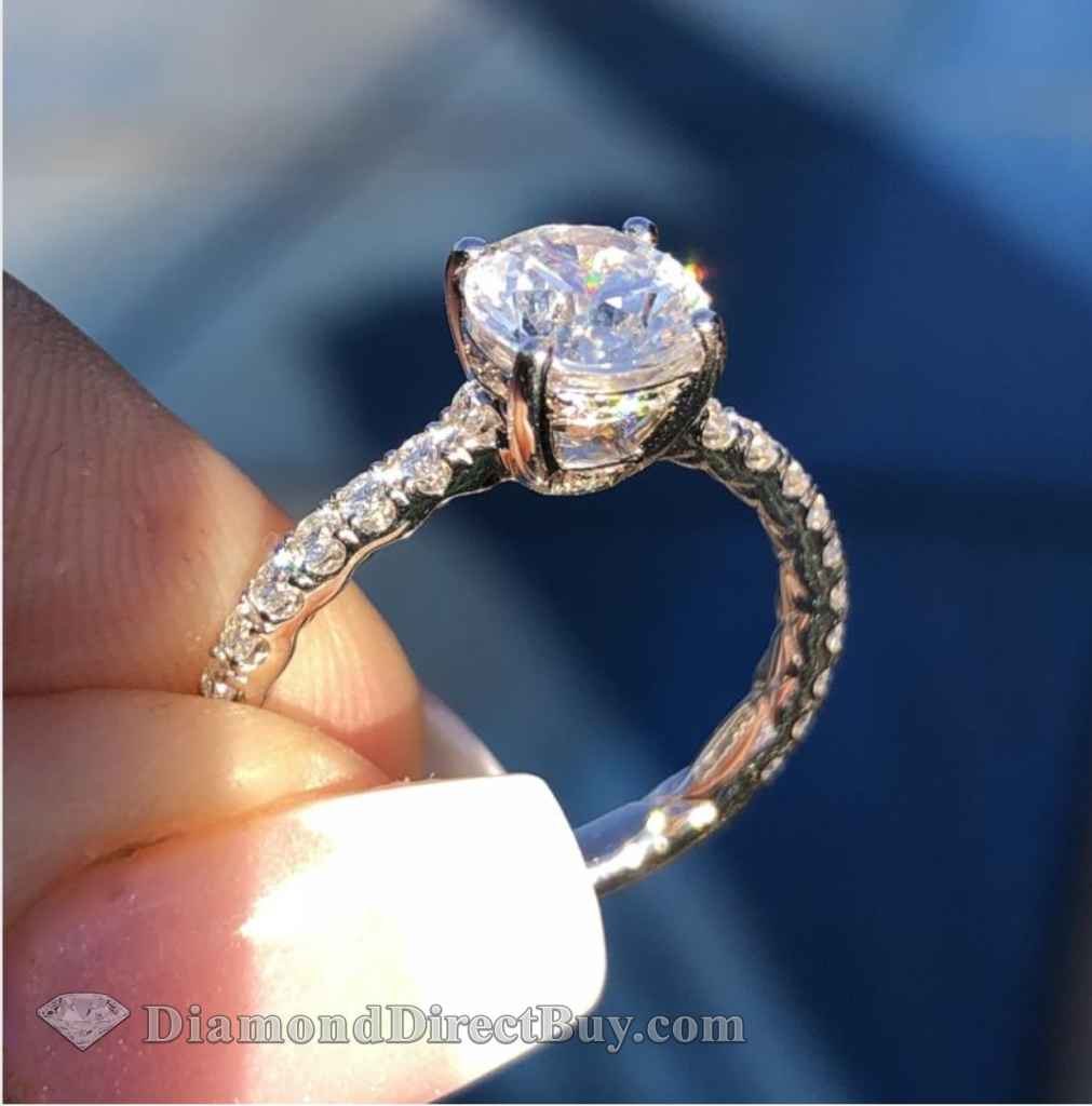 4.01 Carat Round Brilliant Cut Certified Diamond 18 Carat Vintage Ring –  Imperial Jewellery