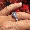 1.57 Simon G Halo Diamond Ring Engagement Rings