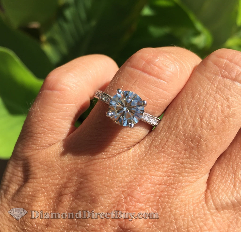 Brighton: 1.5 carat pear shaped engagement ring | Nature Sparkle