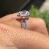 2.00 Carat Halo Oval Diamond Ring I/vs1 Gia Engagement Rings