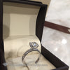 2.00Ct Set __ 1.50 I Si1 Gia Center Pave Bands Engagement Rings