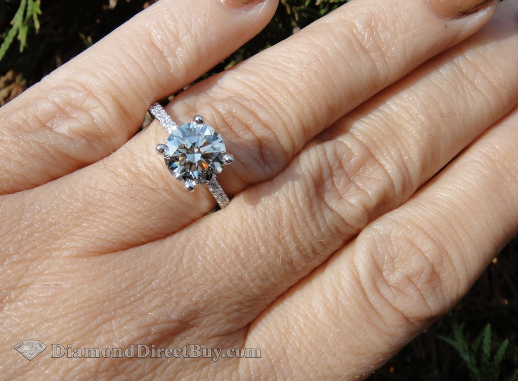 1.20 F Vs1 Solitaire Ex Engagement Rings