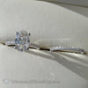 2.50 Oval Diamond Ring Set 1.50 Gia Center +Wedding Band Engagement Rings