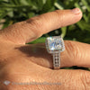 2.50 Spectacular Diamond Ring With 2.01 Cushion Gia Center Plus Setting Engagement Rings