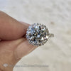 2.70 Ct Brand New Halo Solitaire Gia 2.01I/vs2 Center Engagement Rings