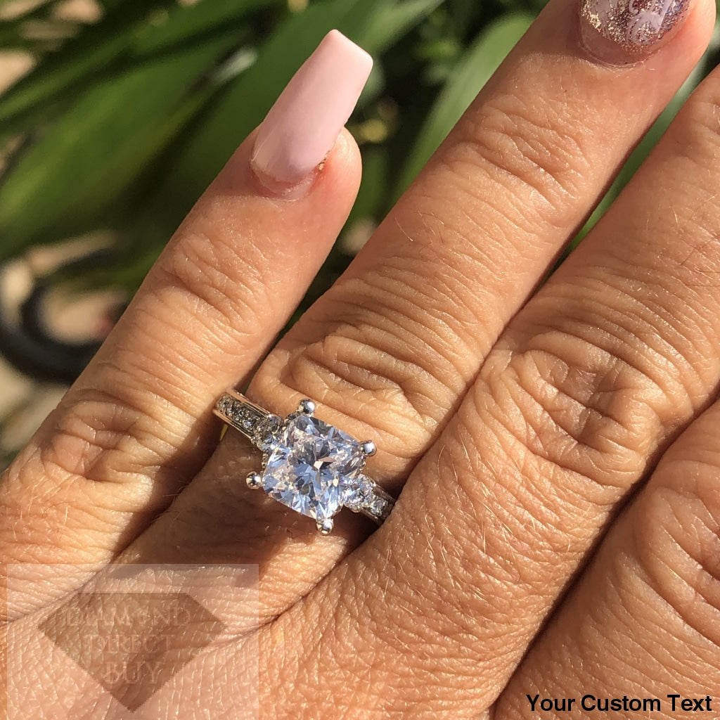 2.30 Cushion Diamond Ring Gia Certified Engagement Rings