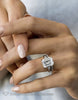 2.90 Emerald Cut Platinum Ring Engagement Rings