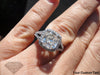3.03 Halo Split Shank Halo Cushion Diamond Engagement Ring Engagement Rings