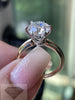 3.05 Traditional Tiffany Ring Yellow Gold Band /plat Head Classic Solitaire Igi Cerified Ring