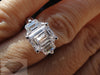 3.20 Emerald Cut Masterpiece With A 2.51 J/vvs2 Center Gia Engagement Rings