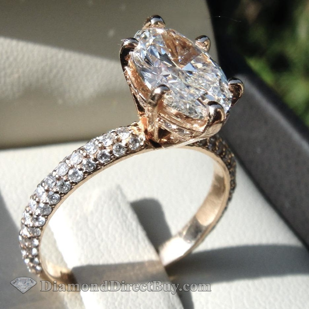 rose gold diamond dress rings Zales 1 CT. T.w. Diamond Engagement Ring in 14K Rose Gold