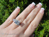 3.5 Carat Set Cushion Pave With Band Engagement Rings