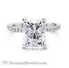 3.5 Ct Radiant Diamond Solitaire Engagement Rings