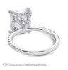 3.5 Ct Radiant Diamond Solitaire Engagement Rings