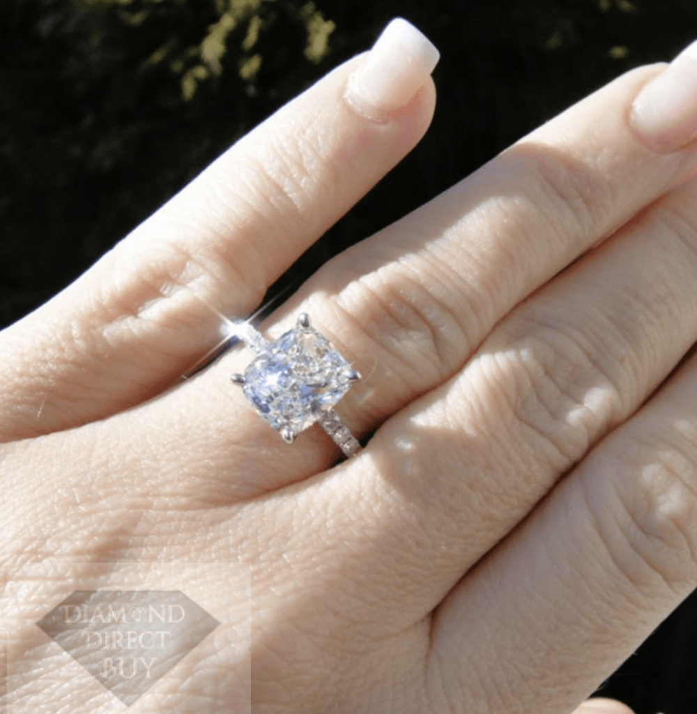 3.59 I Vvs1 Gia Cushion Diamond Ring Certified Engagement Rings