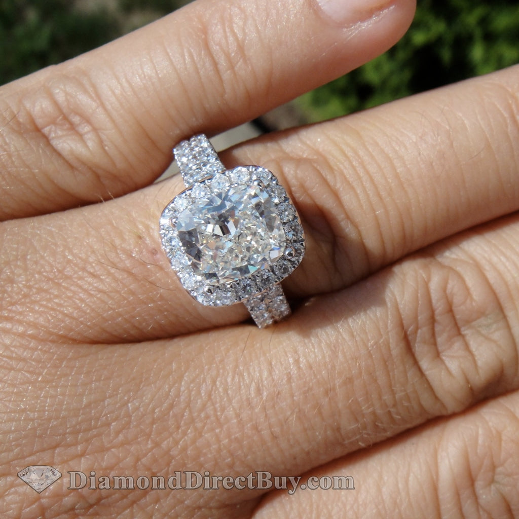 Double Halo Engagement Rings | With Clarity