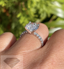 3.71 I Vs2 Ex Eternity Band Diamond Ring Engagement Rings