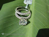 4.00 Carat Set Wow Includes Band Engagement Rings