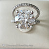 6.03 Gia C3Ertified Triple Excellent Vs1 Diamond Ring Engagement Rings