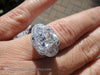 4.50 Gia Cushion Diamond Ring 2.50 I Vs1 Center Wow Engagement Rings