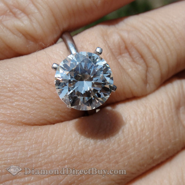 4 Prong Platinum Solitaire 1.5 I Vs1 Engagement Rings