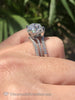5.50 Platinum Custom Solitaire Moissanite Ring 10.5Mm Old Mine Cut Gorgeous + Free Wrap