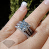 3 Ring Setwith A Birth Stone Accent
