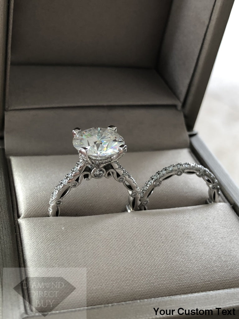 7.53 Carat Platinum Diamond Ring Set 5 Carat Gia Center Vs1 Triple Excellent Engagement Rings