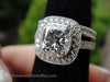 Beautiful Bazel Set Wedding Engagement Rings