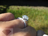 1.50 Oval Double Halo Ring Gia Certifid Engagement Rings