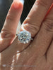 Brand New 2.70 Halo Engagement Ring 2 Ct I /vs1 Gia Center Gorgeous !!! Rings