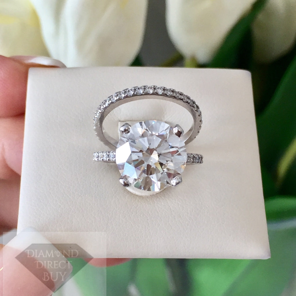 BRAND NEW PLATINUM DIAMOND RING Band __SAVE THOUSANDS