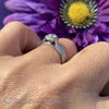 Halo Wedding Set Engagement Rings