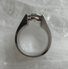 Mens Ring 2.66 Fancy Yellow Moissanite Diamond Tension Set Ring Size 10.5 Mens Rings