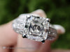 Vintage Asscher Style Engagement Rings